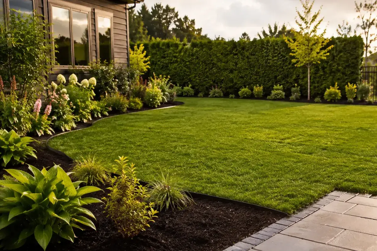 Préparation de terrain pour gazon ou patio